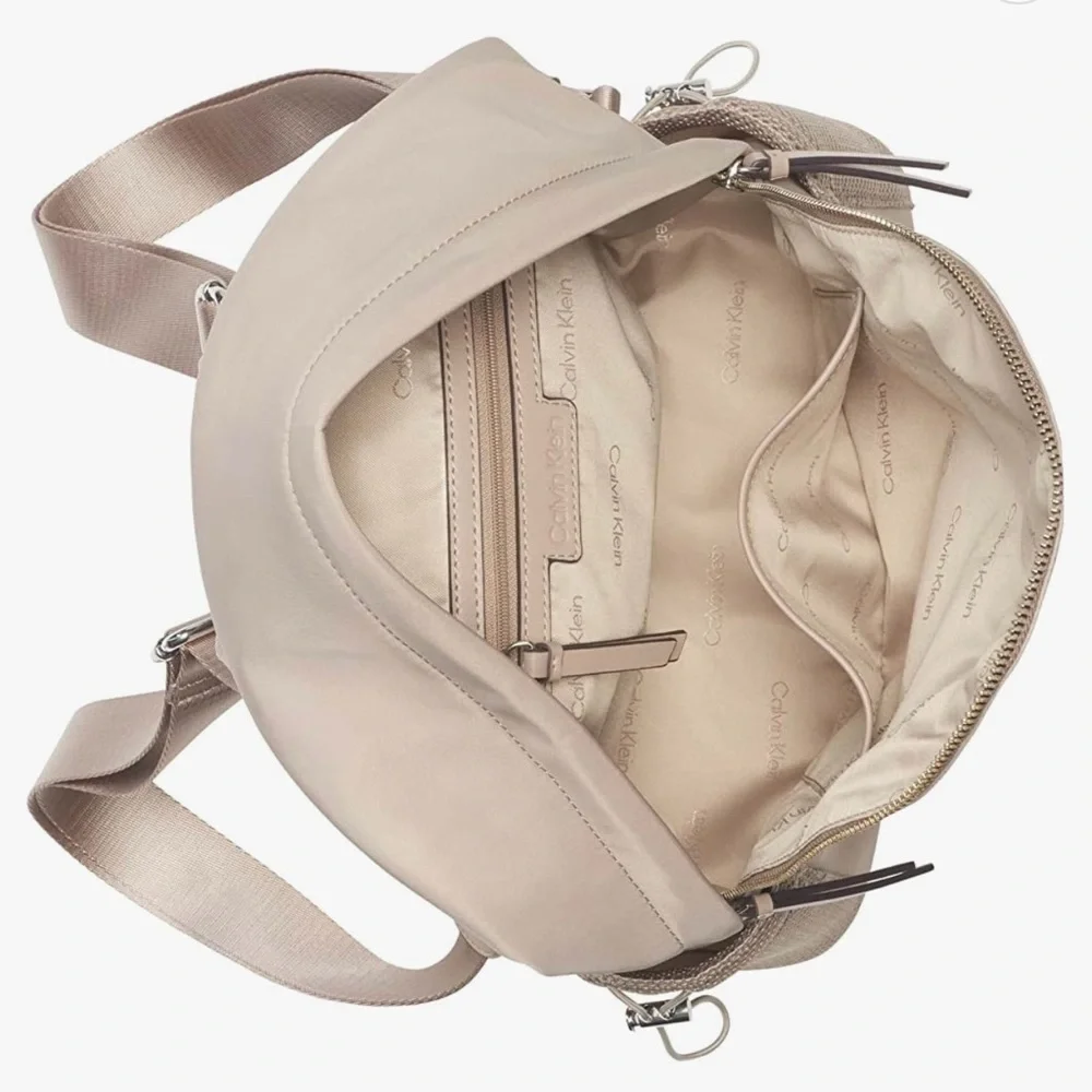 Calvin KLEIN Jessie Mesh Side Pocket Nylon Backpack